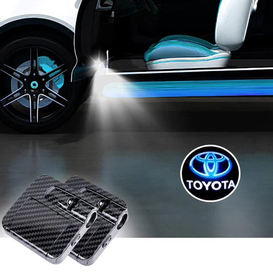 Toyota Wireless LED Door Welcome Logo Projector Lights 2 Pcs