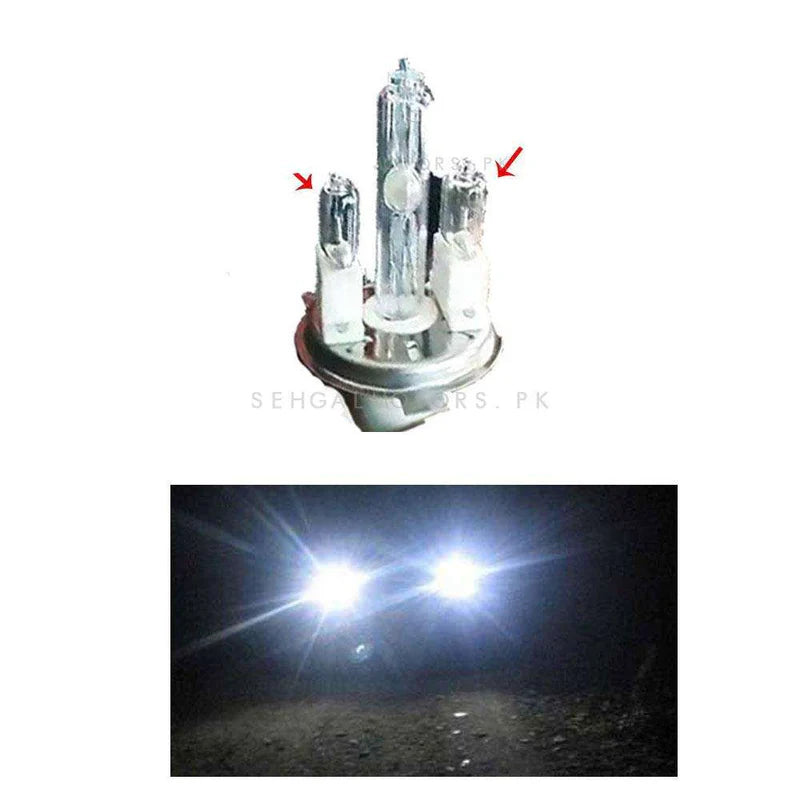 Extra Halogen Bulb for H4 HID Tubes Each - For Head Lights | Headlamps | Bulb | Light