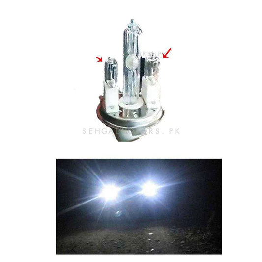 Extra Halogen Bulb for H4 HID Tubes Each - For Head Lights | Headlamps | Bulb | Light
